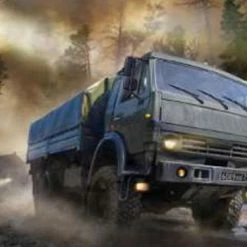 Zvesda Kamaz Truck 3 Axle