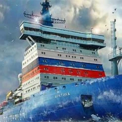 Zvesda Arktika Russian Nuclear Icebreaker