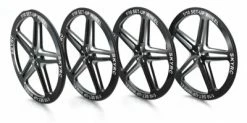SkyRC Sky 1:10 Set Up Wheels - Black (4)