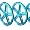 SkyRC Sky 1:10 Set Up Wheels - Blue (4)
