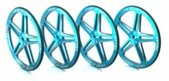 SkyRC Sky 1:10 Set Up Wheels - Blue (4)